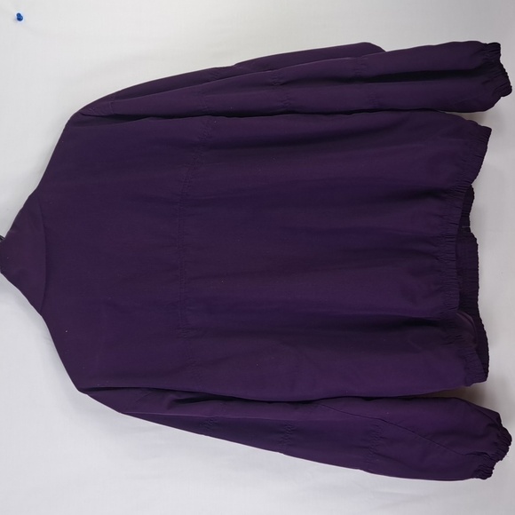 Vintage EVR full zip violet purple Women's Med bomber lightweight jacket - Picture 3 of 4
